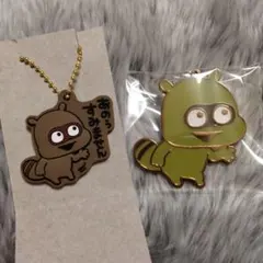 にしむらゆうじ スタジオＵＧ メタルチャーム ラバーマスコット たぬき