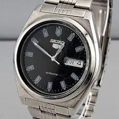 【稼働】SEIKO 7S26-8760 スペイン表記 ヴィンテージ 自動巻き 黒