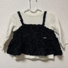 petit main レイヤード長袖カットソー 80cm