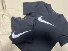 NIKEランニングTシャツ メンズXL 2枚セット 黒