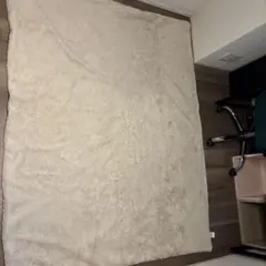 ZARAHOME ベージュ　ラグ カーペット マット　137✖️177