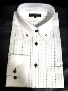 メンズシャツ　長袖(ストライプ)　新品　大きいサイズ　XL(LL)