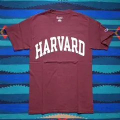 US古着 チャンピオン HARVARD プリントロゴ カレッジロゴ バーガンディ