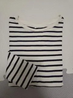 UNIQLO 長袖ストライプカットソー