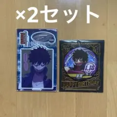 4点 荼毘 バースデイ 2022 ジオラマフィギュア 缶バッジ ヒロアカ