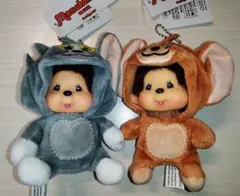 新品タグ付　トムとジェリー　もんちっち　着ぐるみモンチッチ　2点セット②