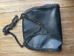 黒いショルダーバッグ ハンドバッグ　GRL