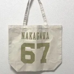 67中川圭太オリックスBuffaloesサードユニフォーム柄トートバッグ受注