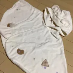 値下げ!赤ちゃんの城★ベビーポンチョ　ベージュ　80～90