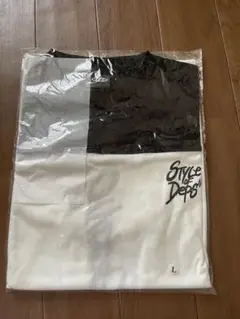 depsハーフメッシュTEE L ブラック/ホワイト
