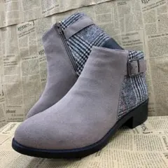 新品★レディース★Mサイズ★軽量 裏ボアショートブーツ 薄茶色 9768