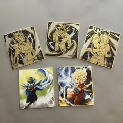 ドラゴンボール　色紙5枚セット