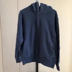 紺スウェットプルパーカー