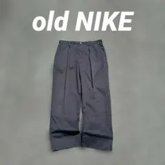極太 裾幅24.5cm 1tuck 35×31 oldNIKE スラックスのサムネイル