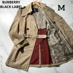 美品★バーバリーブラックレーベトレンチコート ノバチェック ベージュ
