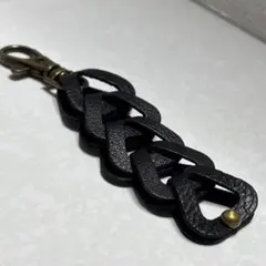 レザー 連結ベルト キーホルダー ストラップ ハンドメイド 本革