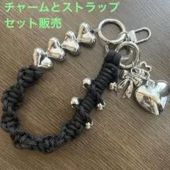 チャーム&スマホストラップ　ハンドストラップ　パラコード