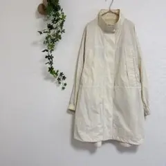 ［LOWRYS FARM］ハイネックナイロンジャケット（F）長袖　ロング丈