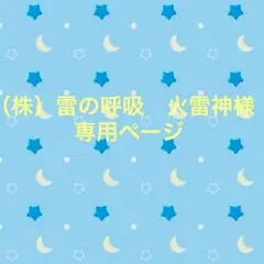 （株）雷の呼吸　火雷神様専用ページ⟡.·