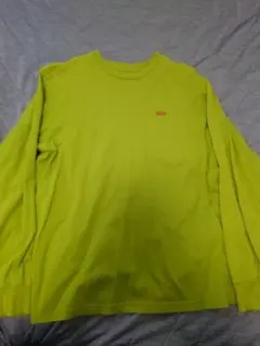 Supreme 長袖カットソー ライムグリーン