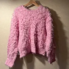 【美品】Te chichi ピンク ニットセーター フリーサイズ