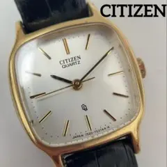 【ヴィンテージ】CITIZEN シチズン　スクエア　クォーツ腕時計