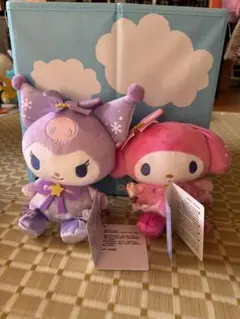 サンリオキャラクターズ　スノーレインボー　マイメロ クロミ　ぬいぐるみ