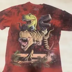 ザマウンテン恐竜タイダイ柄Tシャツサイズ表記Lのサムネイル