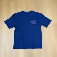 Plurals 青 ポケット付き Tシャツ