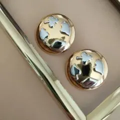 vintage イヤリング　トランプデザイン