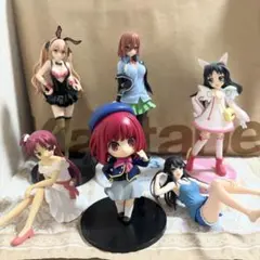 アニメキャラクター フィギュア 6体セット　美少女フィギュア