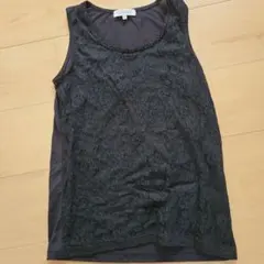 ノースリーブチュニック　黒 M