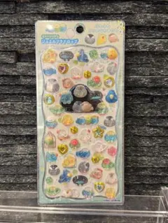 【正規品】ストーンつきジュエルプチドロップ ふわふわとりのなかまたち シール 鳥