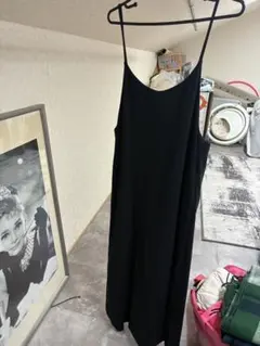 UNITED ARROWS GREEN LABEL ブラックキャミワンピース