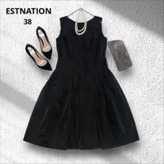 ESTNATION エストネーション　ワンピース　ナイロンノースリーブワンピのサムネイル