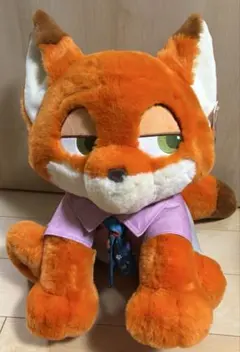 上海ディズニー ズートピア 小さい旅人 ニック ぬいぐるみ - メルカリ
