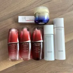 資生堂　エリクシール　空容器　空ボトル　セット　試供品付き