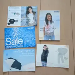 Earthmusic＆ecologyセール告知ハガキ5枚平成ファッション2004のサムネイル
