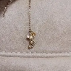 ミッキーマウス　真鍮　ネックレス