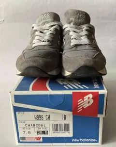New Balance M998 チャコール 25.5cm