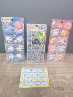 ぷくぷくあわわちゃん 光るジュエルプチドロップシール ピカプニシール セット