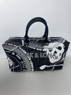 【極美品】MARK & LONA ボストンバッグ スカル　ブラック　ゴルフバッグのサムネイル