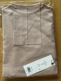 ソージュ　soeju カシミヤ混タートルネックカットソー　ピンク　Lのサムネイル