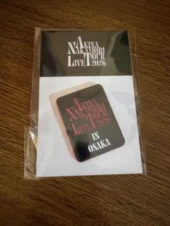 中森明菜 LIVE TOUR 2026 大阪フェスティバルホ一ル限定ピンバッジのサムネイル