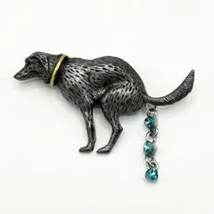 BC054 ブローチ ワンちゃん 犬 ピンブローチ ラペルピン バッジ ピンズ