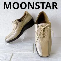 MOONSTAR ムーンスター 23.5 ローカットスニーカー レースアップ