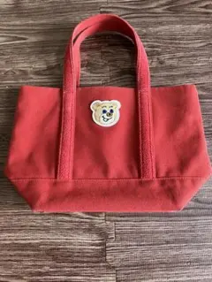 ラブラリー オールドテディ レッド 中古品 トートバッグ L(小さい方)のサムネイル