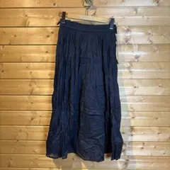 新品 r.p.s. コットンボイルギャザースカート スカート ブラックのサムネイル