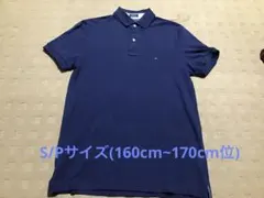 トミーヒルフィガー　ポロシャツ　濃紺　S/Pサイズ　160〜170cm位