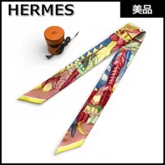 未使用品】エルメス ツイリー シルク スカーフ 『メキシコの花』箱